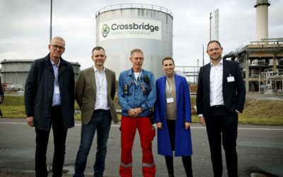Danish Prime Minister Mette Frederiksen visits Crossbridge Energy A/S and Everfuel in Fredericia
